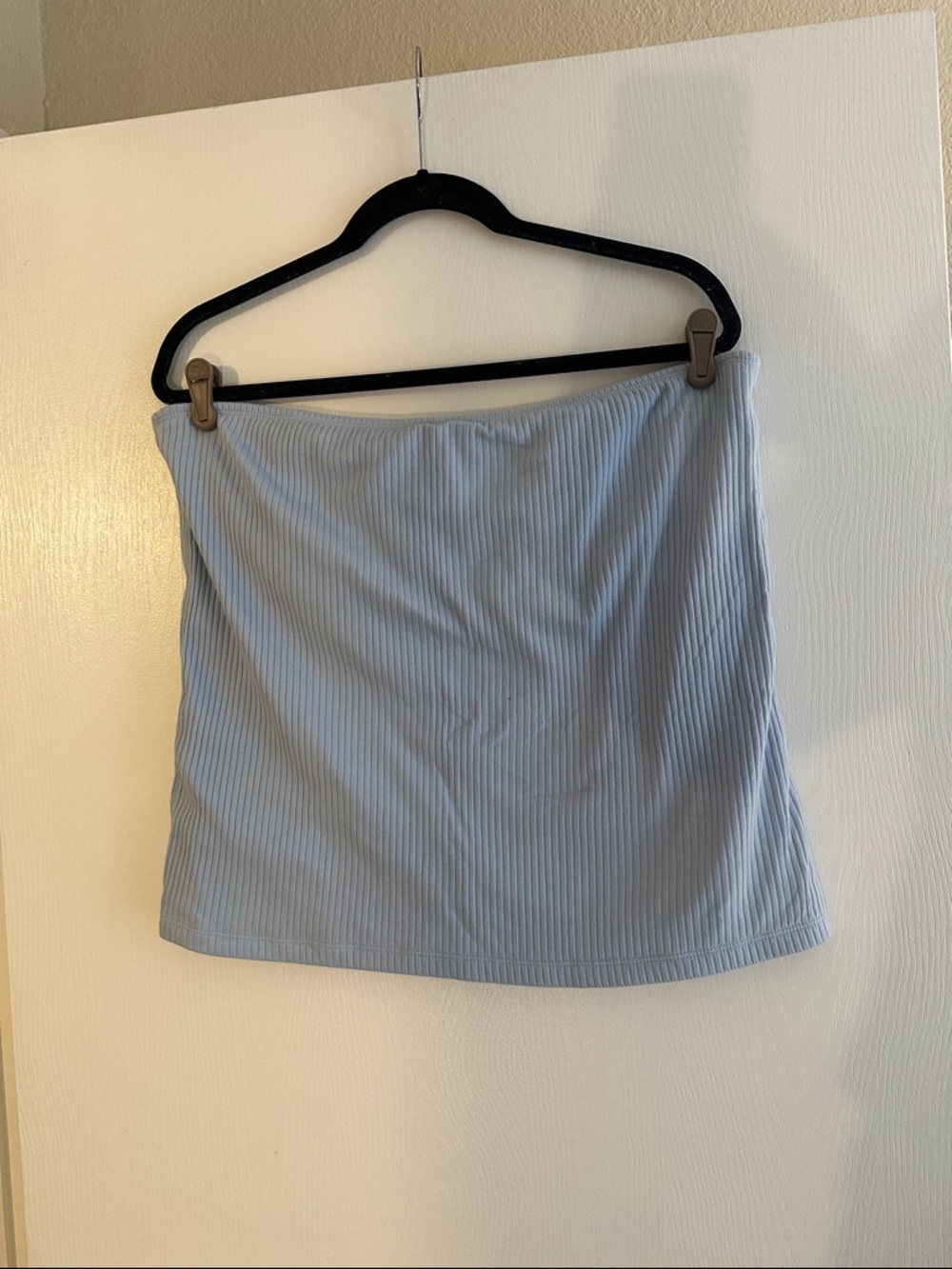 Old Navy Light Blue Ribbed tube top